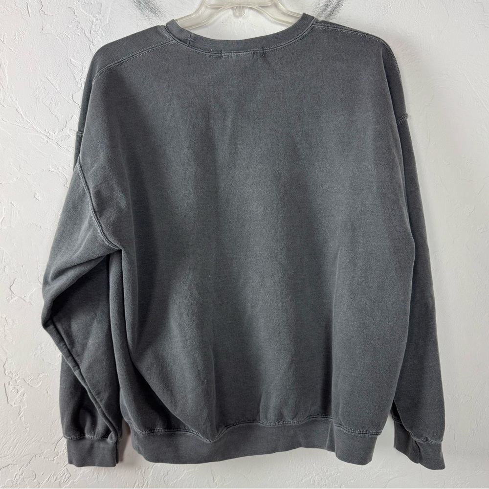 UO Urban Outfitters Project Social T Sweater Pullover Sweatshirt Fleece Sun Gray - Picture 2 of 8